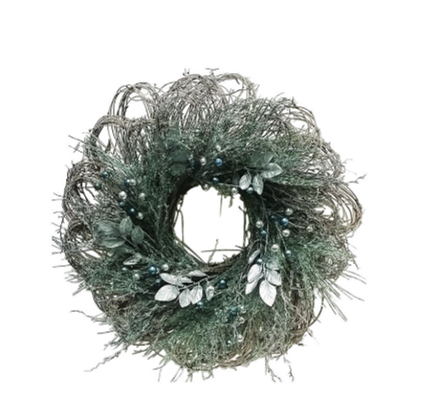 Shadloo Grapevine 24 in. D Grapevine Christmas Wreath