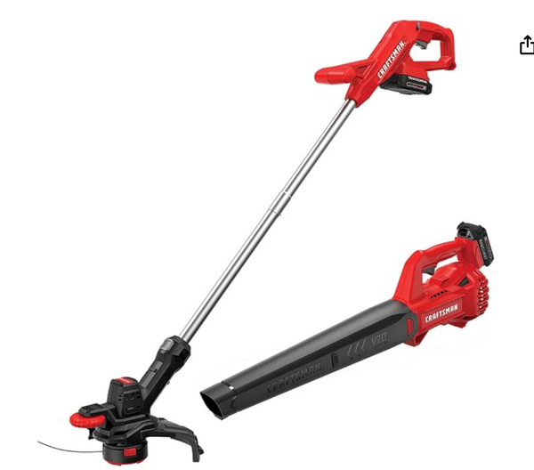 CRAFTSMAN CMCK279C2 V20 WEEDWACKER® String Trimmer & Blower Combo Kit: Efficient Yard Maintenance
