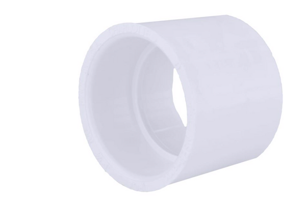 Charlotte Pipe Schedule 40 6 in. Hub X 6 in. D Hub PVC Coupling 1 pk