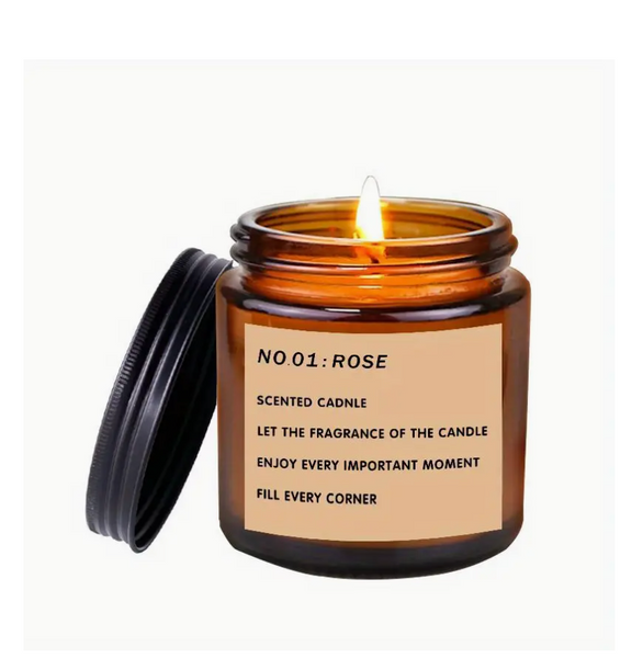 AromaRelax Soy Wax Candles – Swiss Essential Oil Scented Candles in Glass Jar, Long-Lasting Multi-Layered Fragrance for Home, Yoga & Meditation – Perfect for Relaxation, Gifts & All Seasons