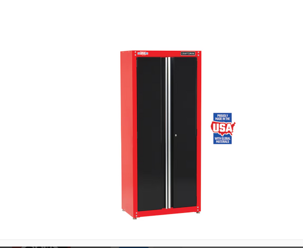 CRAFTSMAN 32" Freestanding Garage Storage Cabinet – Heavy-Duty Steel, 600-lb Capacity CRAFTSMAN 32" Freestanding Garage Storage Cabinet – Heavy-Duty Steel, 600-lb Capacity