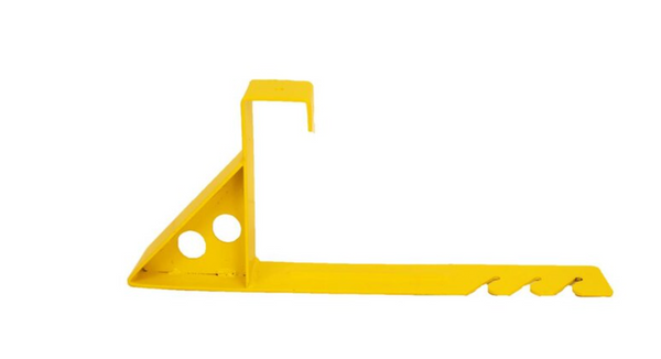 Roofers World Endura Steel Yellow Roof Bracket – 1 Pack Endura Bracket™ – Best-in-Class Strength for Professional Roofing