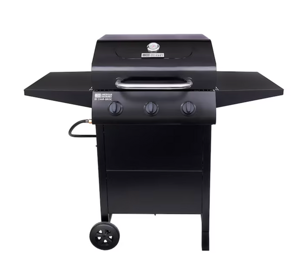 American Gourmet Black 3-Burner Liquid Propane Gas Grill
