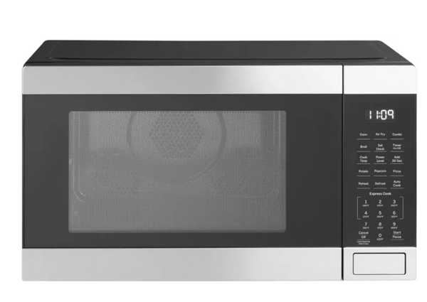 Whirlpool 1.6-cu ft 1200-Watt Countertop Microwave with Sensor Cooking, Air Fry, Convection & Broil (Fingerprint Resistant Stainless Steel)