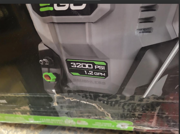 EGO Power+ HPW3204 3200 PSI 1.2 GPM Cordless Pressure Washer Kit (Battery & Charger Included) – Minor Box Damage