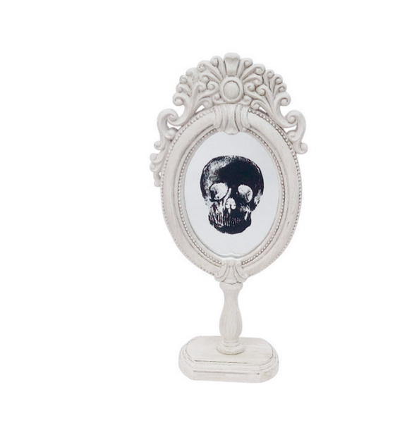 Celebrations 16.375 in. Skull Mirror Halloween Decor