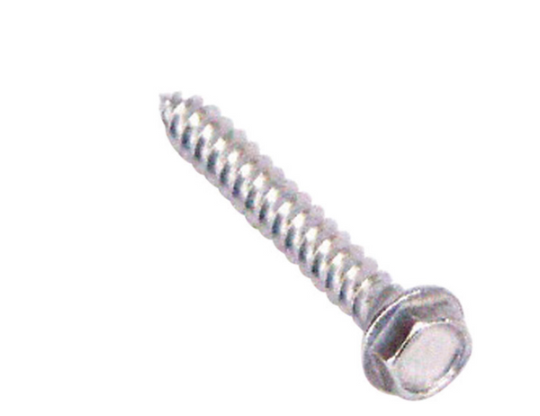 US Hardware #8 Hex Screws – 1" × 1/4", Aluminum, 100 pk, Rust-Proof for RV & Mobile Home Applications