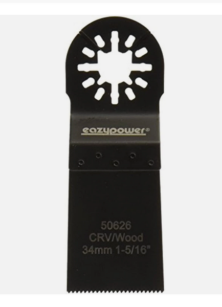 Eazy Power 50626 Oscillating CV Flush Cut Wood Saw Blade, 34.1mm ( 3 Pack )