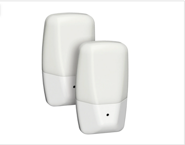 Westek Automatic Plug-in Aria Curved LED Night Light – Dusk-to-Dawn Sensor, Energy-Efficient Illumination