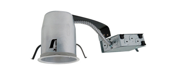 Halo H995RICAT 4" Aluminum LED Recessed Housing – IC Air-Tite, Remodel, Insulation Contact Rated