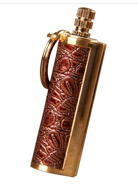 Permanent Metal Match Fire Starter Keychain – Waterproof Flint Lighter in Gift Box (Red/Black Optional) – Camping Survival Kit, Reusable