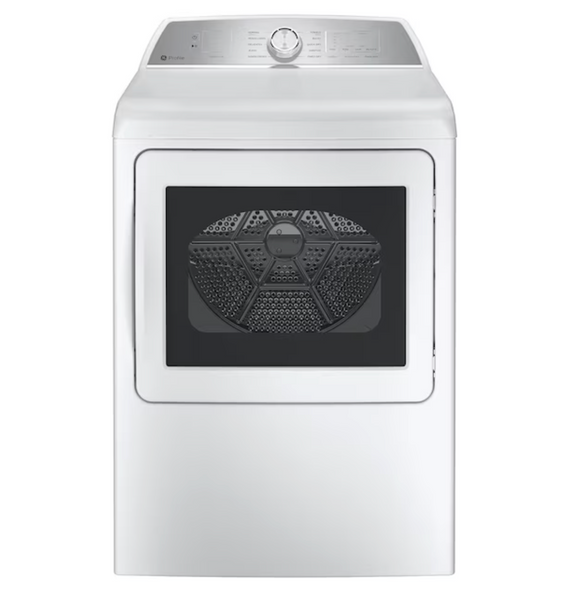LG 7.3 cu ft Vented Electric Dryer – Alpine White, EasyLoad™ 2‑Way Door, AI Sensor Dry, ThinQ® Smart Pairing