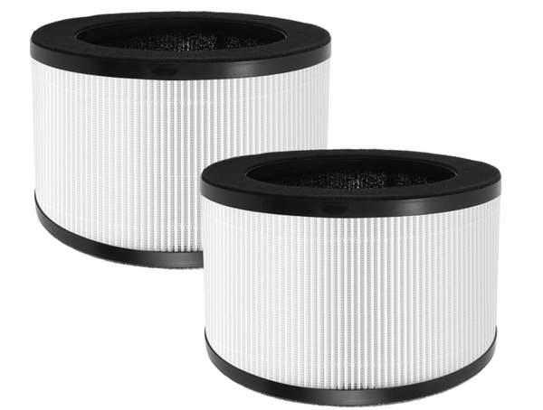 M01 replacement filter Compatible with MOOKA M01 Air Purifier, H13 True HEPA, High-Efficiency Activated Carbon Filter Filtration System, 3-in-1 Pre-Filter, 2 Pack