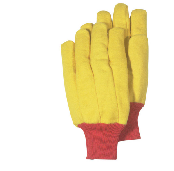 Handmaster Men's Indoor/Outdoor Utility Gloves Gold L 1 pair