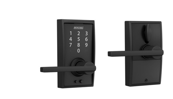Schlage Matte Black Metal Touchscreen Lever