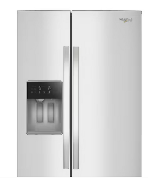 Whirlpool 28.7-cu ft Side-by-Side Refrigerator with Ice Maker ,Water and Ice Dispenser