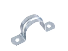 Oatey Pipe Hanger Strap Galvanized Metal 2-Hole 4" 33576