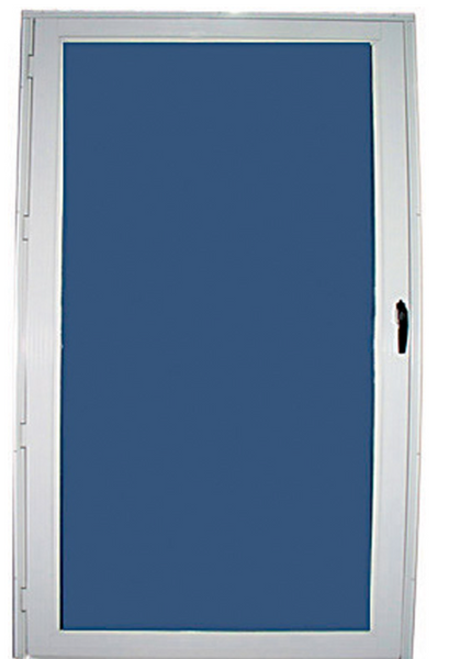 Croft 80 in. H X 32 in. W Aluminum White Full-View Reversible Storm Door