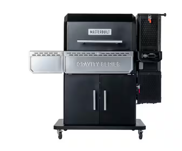 Gravity Series Charcoal Grill Plus Smoker in Black 1150 sq. in.