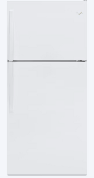 Whirlpool 18.2-cu ft Standard-Depth 30-in Wide Top-Freezer Refrigerator ( White )
