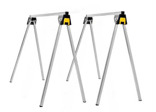STANLEY 29 in. H X 31 in. D Sawhorse Set 750 lb. cap. 2 pc