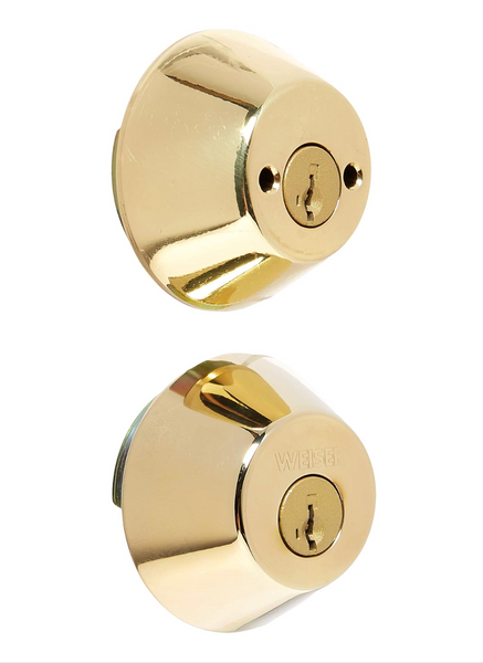 Weiser SmartKey Double Cylinder Deadbolt K4, Keyed Both Sides Security Door Lock, Rekeyable Bump-Resistant Deadbolt, Fits Standard Doors (GD9371X3BRK4SMTMS6LS2R2)