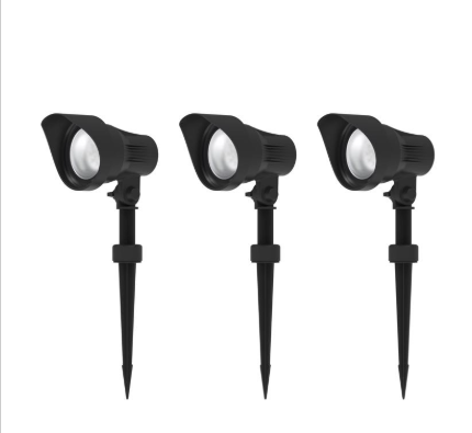 Living Accents Black Low Voltage 12 W LED Pathway Light 3 pk