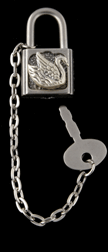 Gasoline Glamour Swan Dirty Lock Necklace