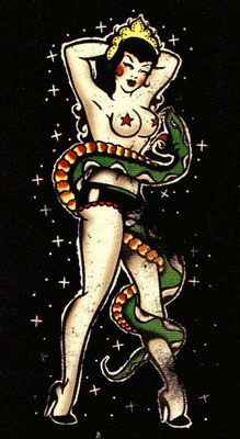 Lucky 13 China Snake T-Shirt