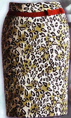 Lucky 13 Danger Leopard Skirt