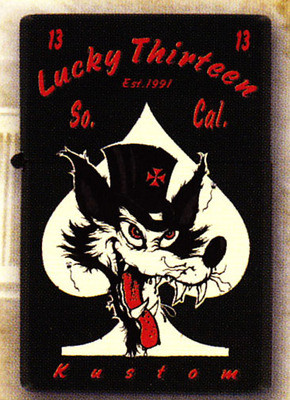 Lucky 13 So. Cal. Wolf Lighter