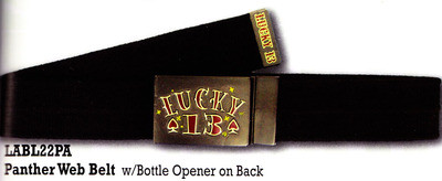 Lucky 13 Panther Web Belt