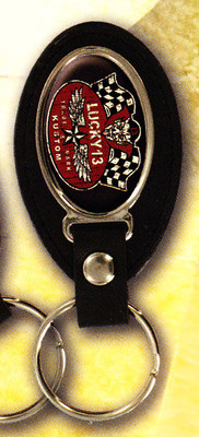 Lucky 13 Devil Flags Keychain