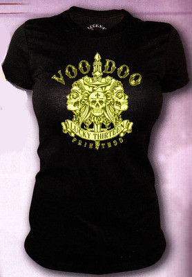 Lucky 13 Voodoo Priestess Vintage T-Shirt