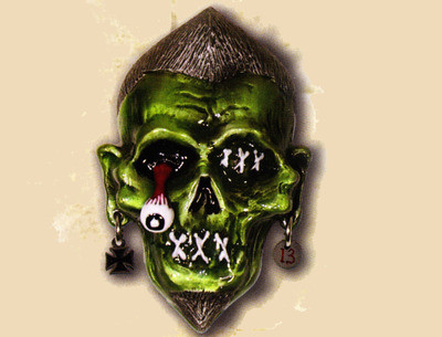 Lucky 13 Zombie Joe Belt Buckle