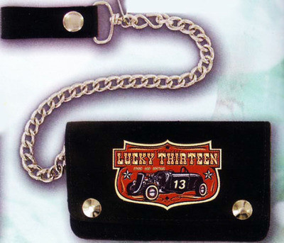 Lucky 13 Old Red Wallet