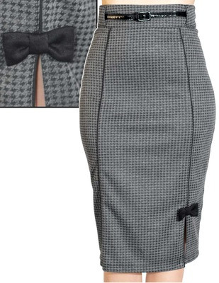 Steady Clothing Hot For Houndstooth Skirt