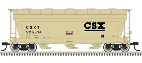 ATL-50 006 114 CSX ACF 3560 Centerflow Covered Hopper-Trainman