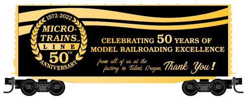 MTL-101 00 892 Micro-Trains 50th Anniversary Car