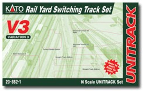 KAT-20-862 V3 Rail Yard Switching Track Set