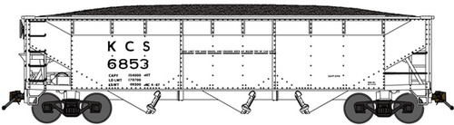 BS-74087 KCS 70T 3-Bay Offset Side Hopper