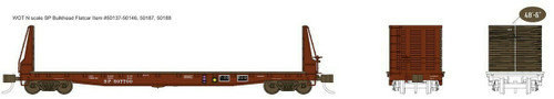 WOT-50141 SP 53'6" Bulkhead Flat Car