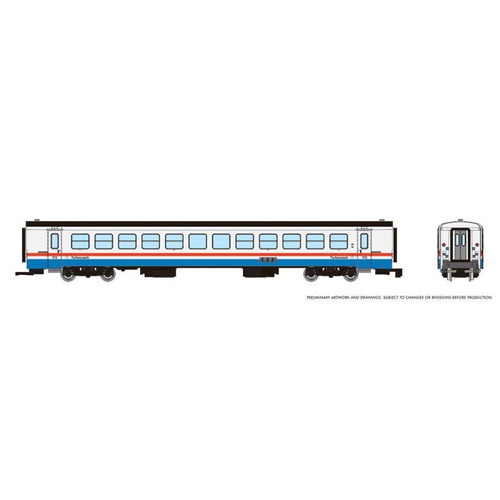 RAP-525105 Amtrak Phase III Rohr Coach