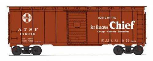 IM-65836-3 SF/San Francisco Chief 1937 AAR 40' Box Car