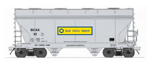 IM-66517-1 Blue Circle Cement ACF Center Flow 2-Bay Hopper