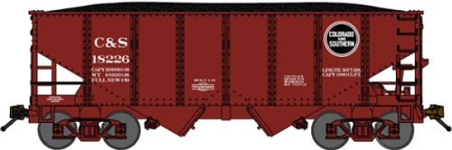 BS-60461 C&S USRA 30'6" 2-Bay Hopper