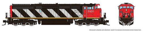 RAP-540034 CN Dash8-40CM Locomotive