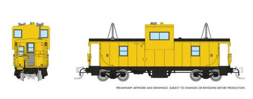 RAP-510098 Yellow Wide Vision Caboose