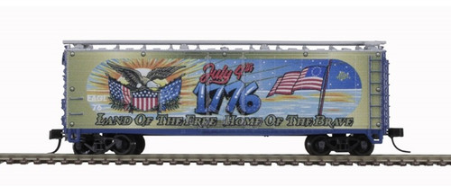 ATL-50 006 479 4th of July 40' Plug Door Box Car-Trainman