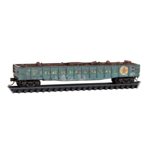 MTL-105 44 056 Texas Mexican 50' Steel Gondola w/lid-weathered